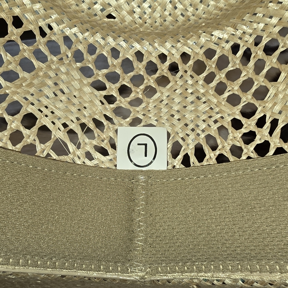 Charlie 1 Horse Straw Hat With Cactus Ribbon Hat Band And Concho - Picture 7 of 7